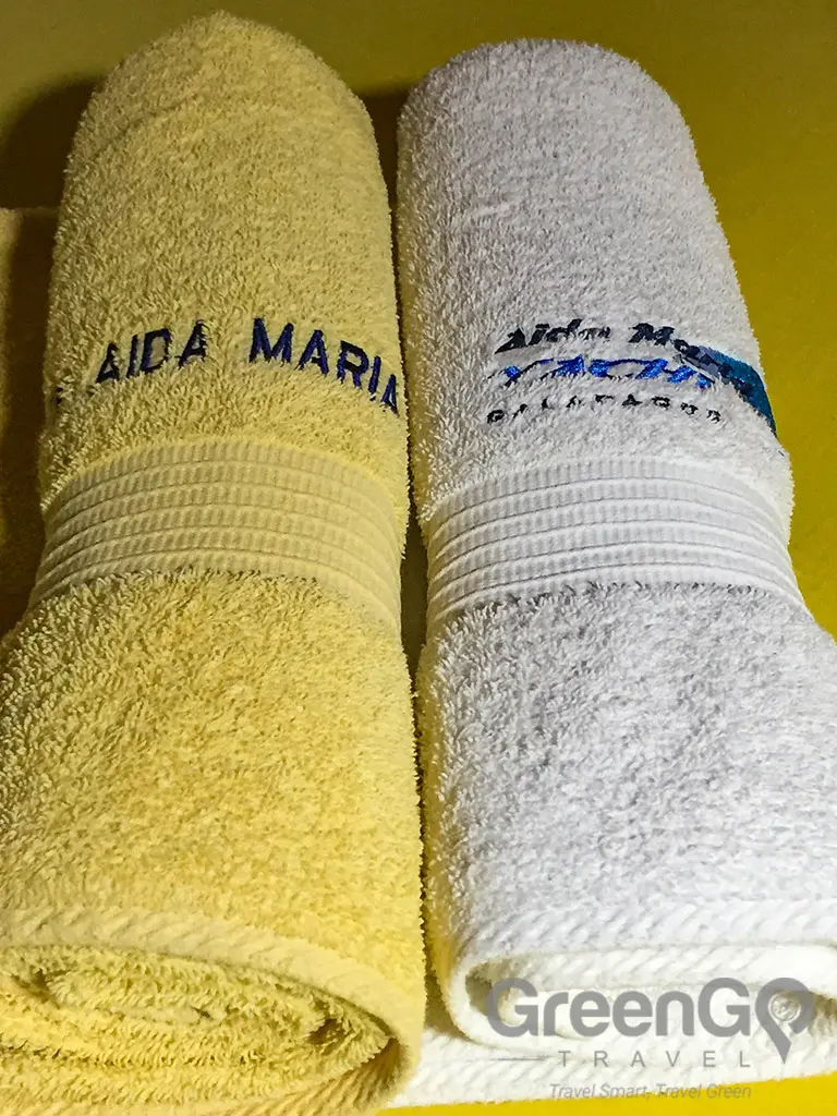 Aida Maria Galapagos Yacht - Towels