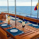 Archipell Galapagos Catamaran - Al-fresco Dining Area