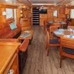 Cachalote Explorer Galapagos Yacht - Dining Living Room 1