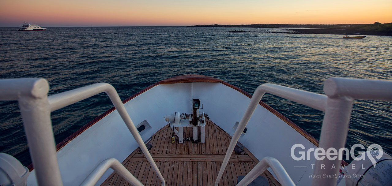 Monserrat Galapagos Yacht - Bow