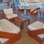 San Jose Galapagos Yacht - Exterior Lounge Area