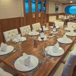 Tip Top 2 Galapagos Catamaran - Dining & Caffee Station