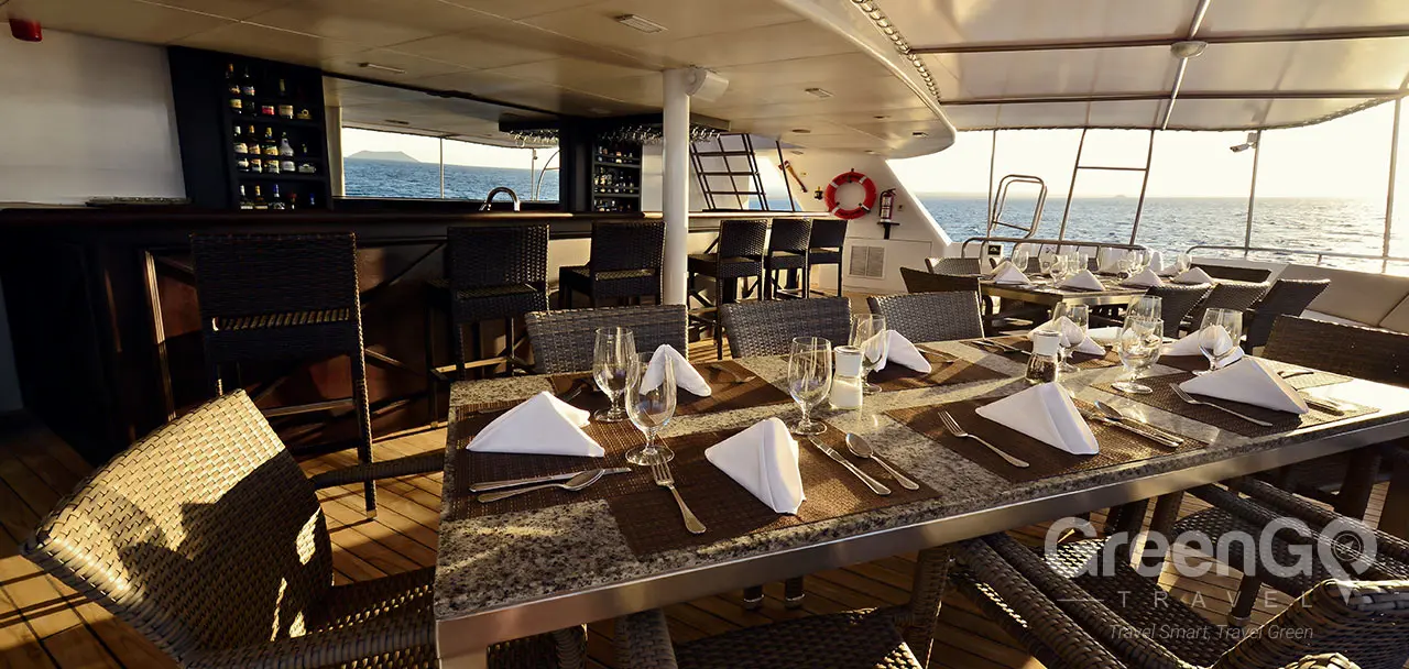 Celebrity Xploration Galapagos Catamaran - Al Fresco Dining 2