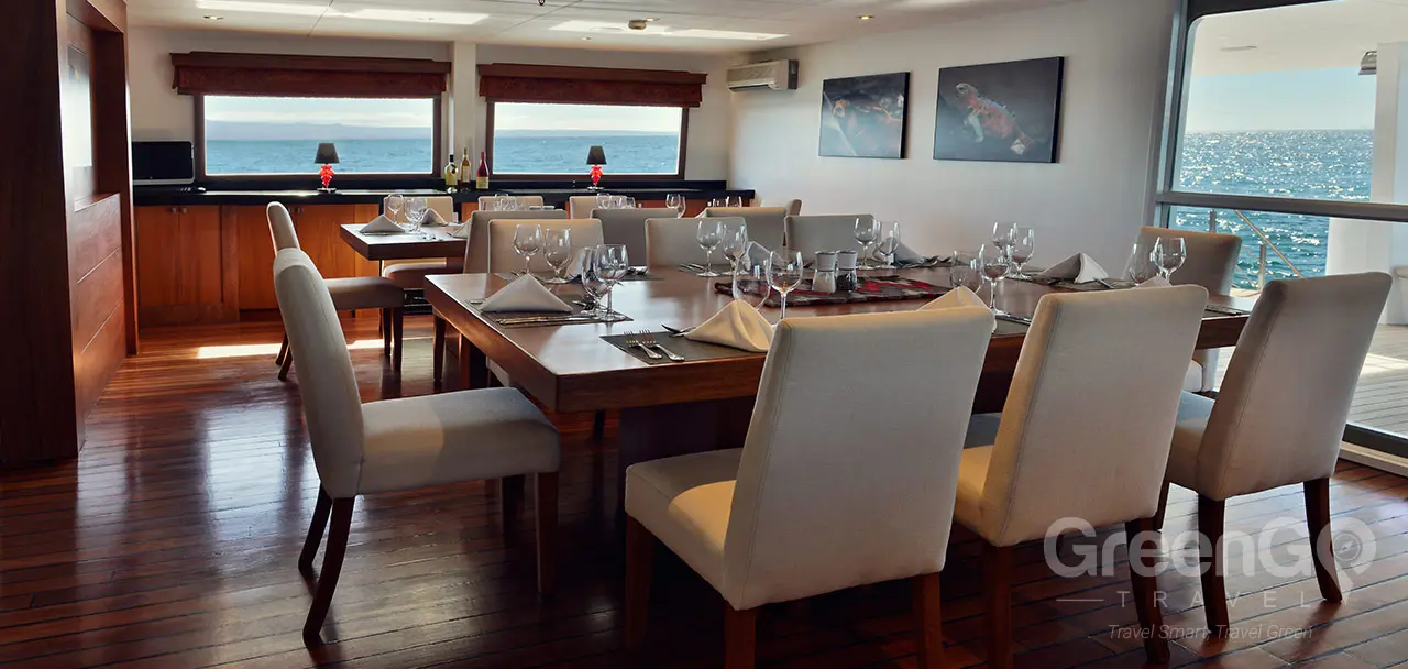 Celebrity Xploration Galapagos Catamaran - Dining Room 2