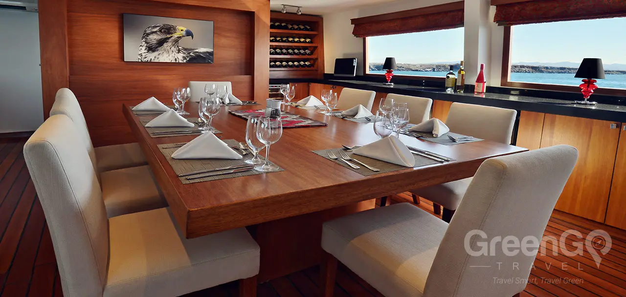 Celebrity Xploration Galapagos Catamaran - Dining Room 3