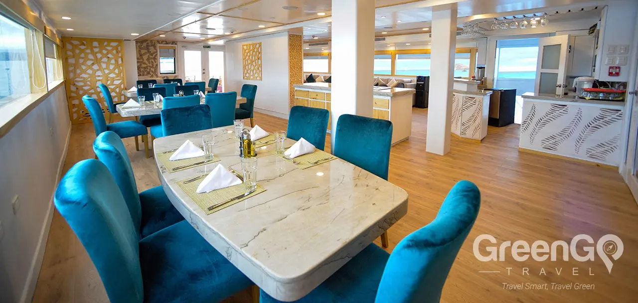 Galapagos Sea Star Journey Yacht - Dining Area