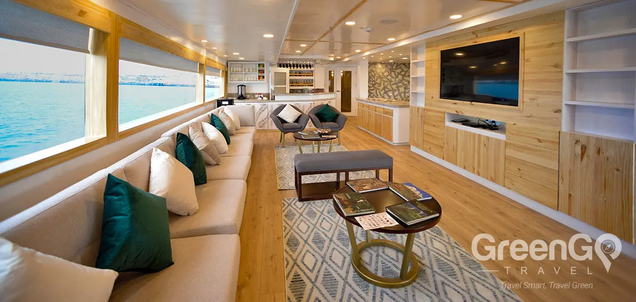 Galapagos Sea Star Journey Yacht - Lounge Area