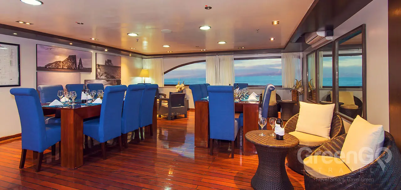 Ocean Spray Galapagos Catamaran - Dining Room 2