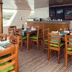 Seaman Journey Galapagos Catamaran Exterior Dining