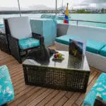 Seaman Journey Galapagos Catamaran - Exterior Dining Alternate View