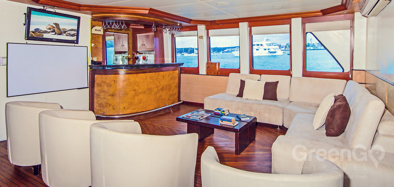 Treasure of Galapagos Catamaran - Lounge Area 1