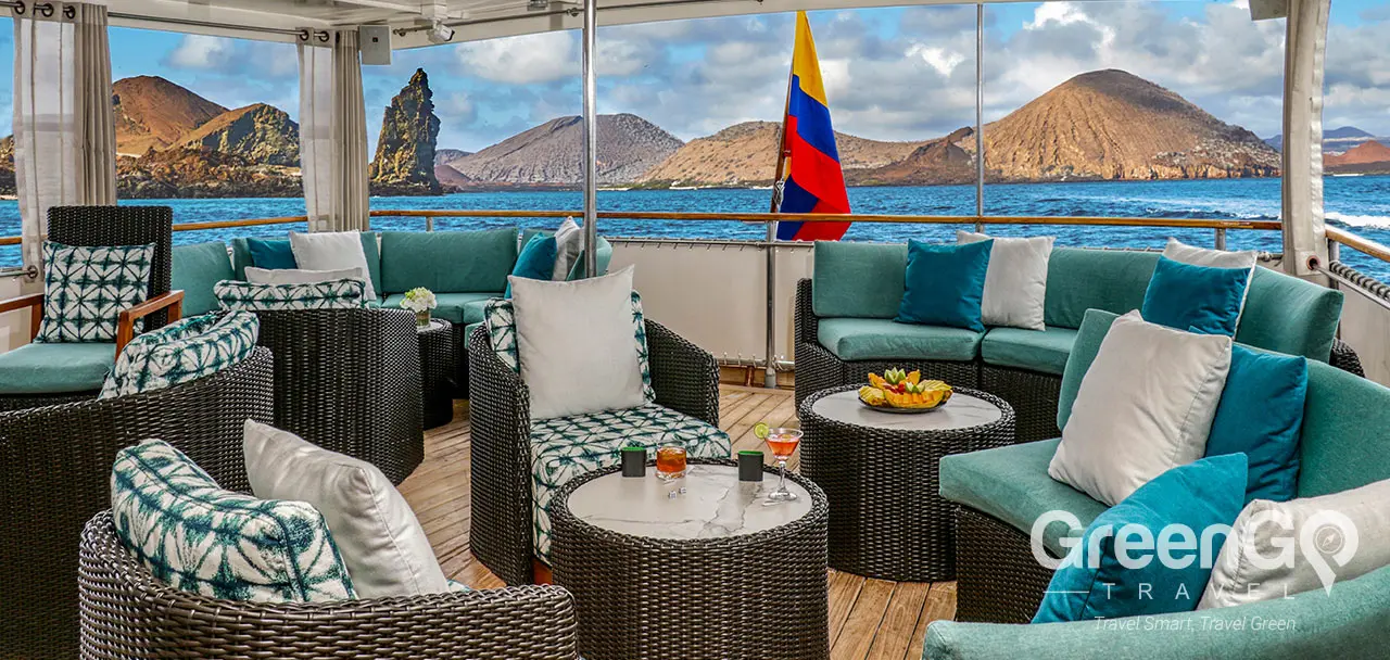 Grace Galapagos Yacht - Outside Salon