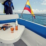 Daphne Galapagos Yacht Exterior Lounge Area