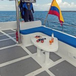 Daphne Galapagos Yacht Exterior Lounge Area Alternate View