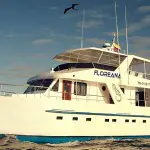 Floreana Galapagos Yacht Panoramic View