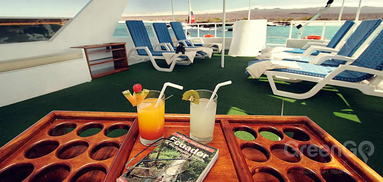 Floreana Galapagos Yacht Sun Deck
