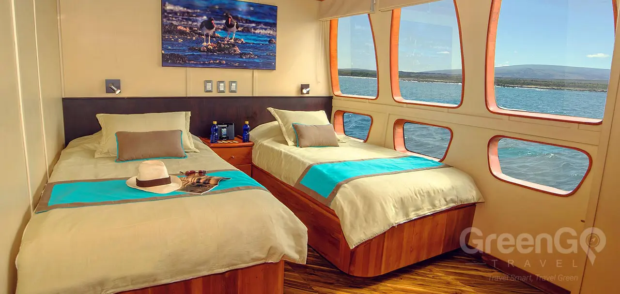 Majestic Galapagos Yacht Twin Cabin