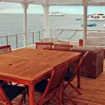 Queen of Galapagos Catamaran Exterior Dining Room 2