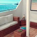 Queen of Galapagos Catamaran Exterior Lounge Area