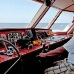 Queen of Galapagos Catamaran Steering Deck