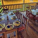 Amazon Dolphin Lodge Dining Area