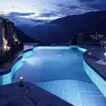 Luna Runtun Spa Volcanic Pools At Night