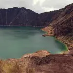 Quilotoa Edge of the lake