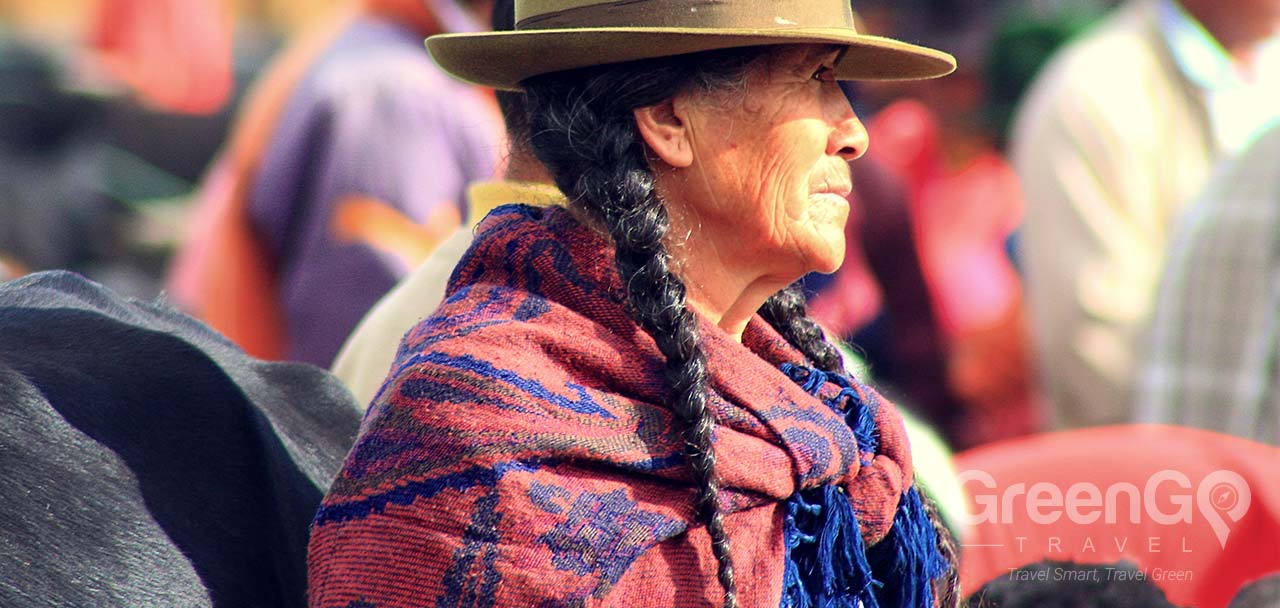 Quilotoa Saquisili Indigenous Woman