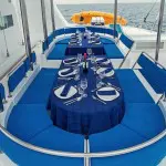 Nemo 1 Galapagos Catamaran - Dining Alfresco