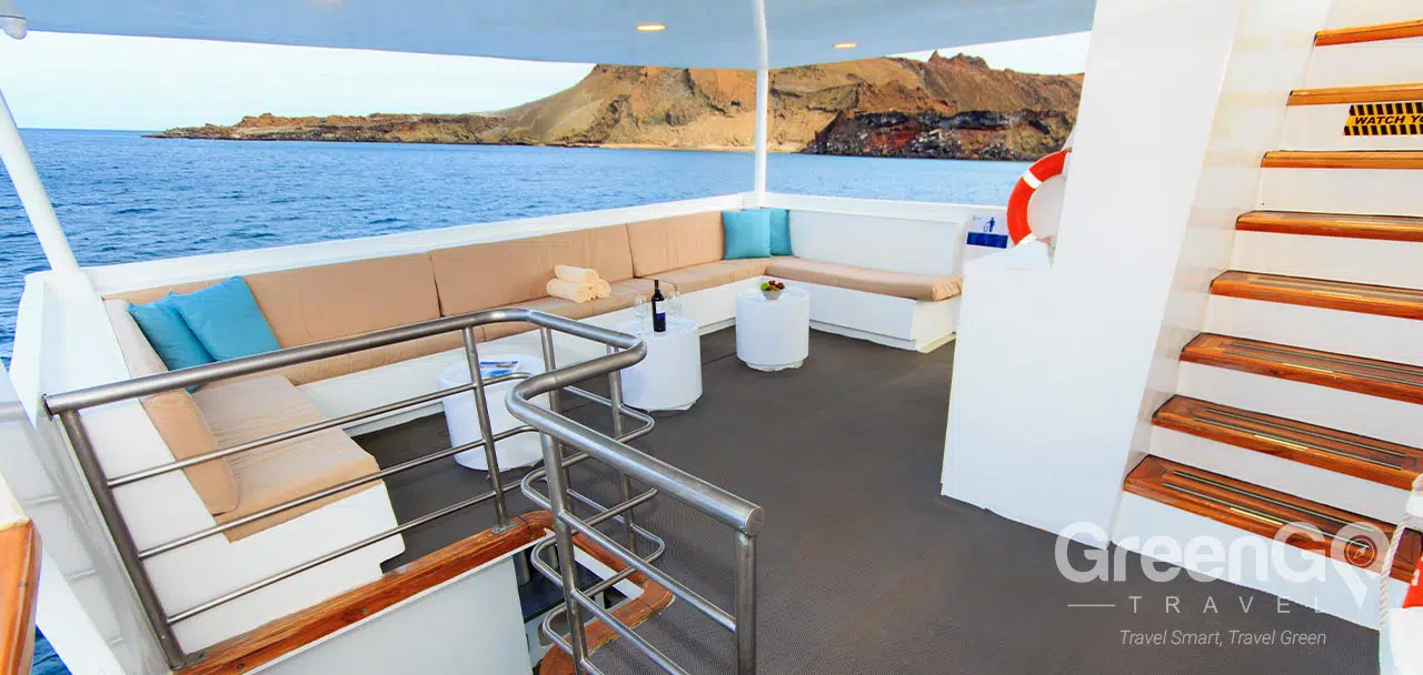 Aqua Galapagos Yacht - Exterior Lounge Area 1