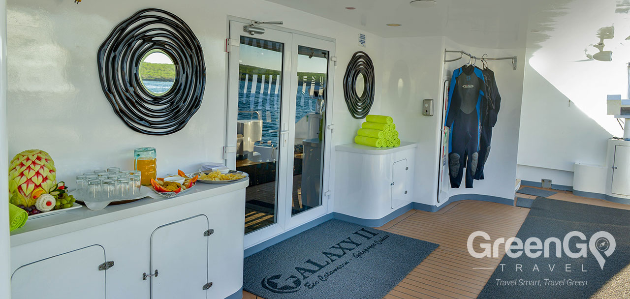 EcoGalaxy Galapagos Catamaran - Porch