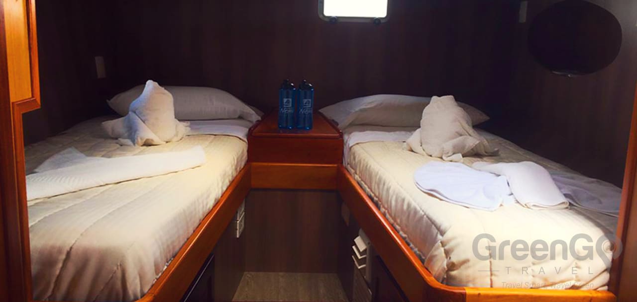 Nemo 3 Galapagos Catamaran - Standard Cabin 7 - 2 Single beds
