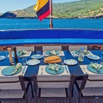 Passion Galapagos Yacht - Exterior Dining 2