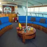 Reina Silvia Galapagos Yacht - Exterior Lounge Area