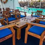 Yolita II Galapagos Yacht - Exterior Lounge Area