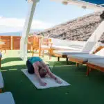 Letty Galapagos Yacht Yoga in Sun Deck