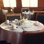 Millennium Galapagos Catamaran - Interior Dining Room
