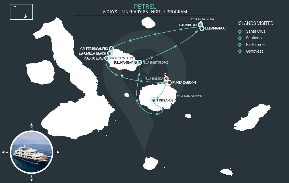 Itinerary B5 North Program Itinerary B5 North Program