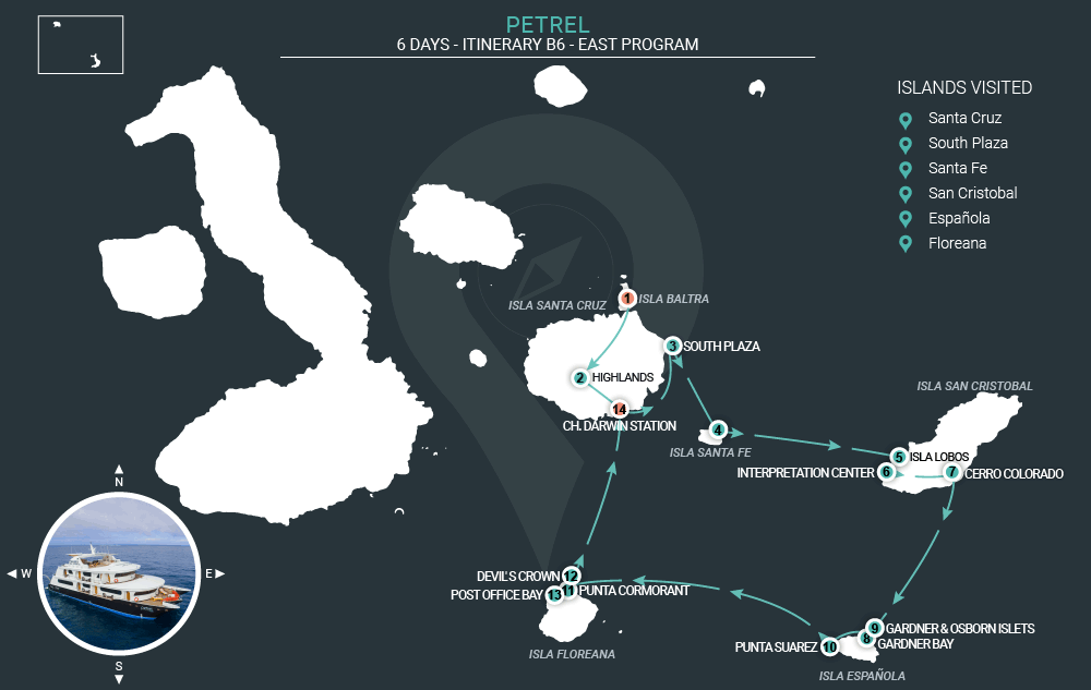 Itinerary B6 East Program Itinerary B6 East Program