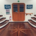 Petrel Galapagos Catamaran - Entrance