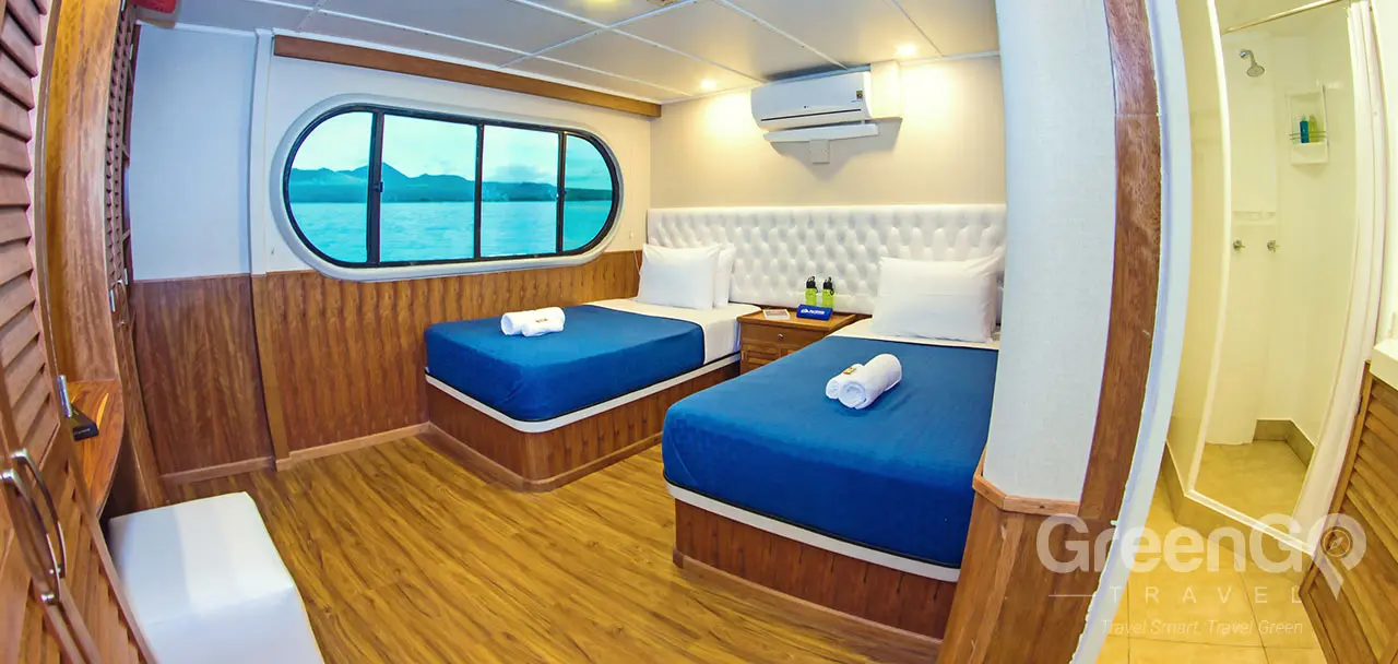 Tip Top 2 Galapagos Catamaran - Twin Cabin 3 & 4 - Main Deck