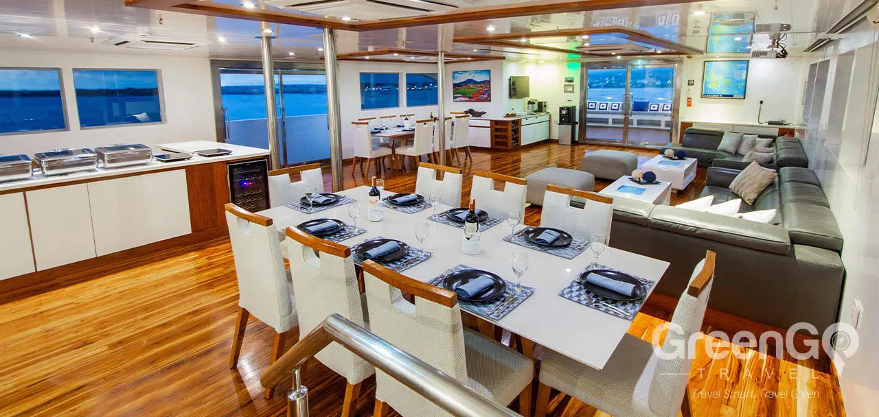 Infinity Galapagos Yacht - Social Area