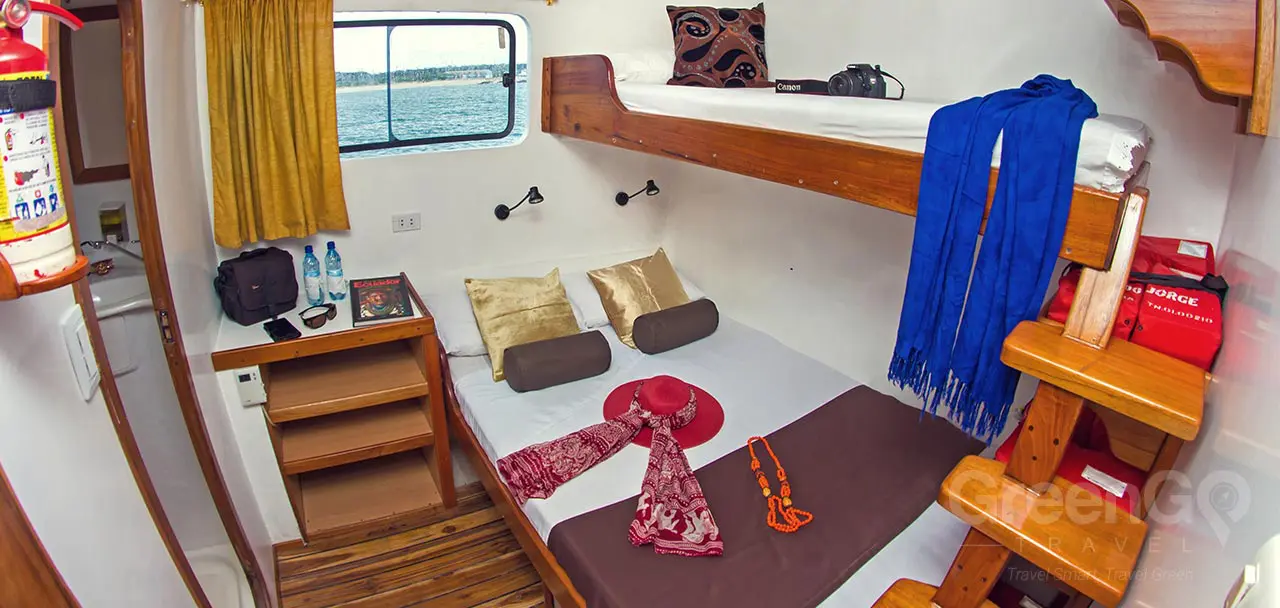 Lonesome George Galapagos Catamaran Family Cabin