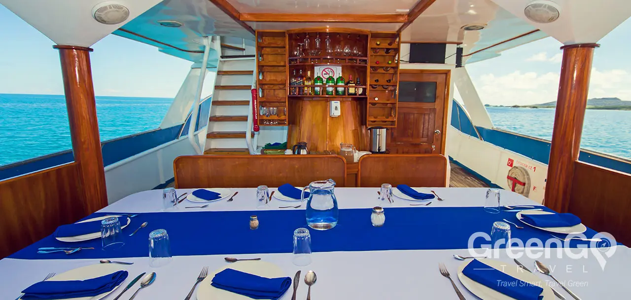 Danubio Azul Galapagos Yacht - Al Fresco Dining