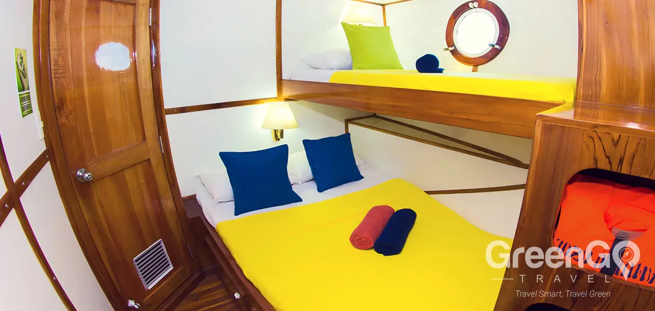 Danubio Azul Galapagos Yacht - Bunk Bed 3