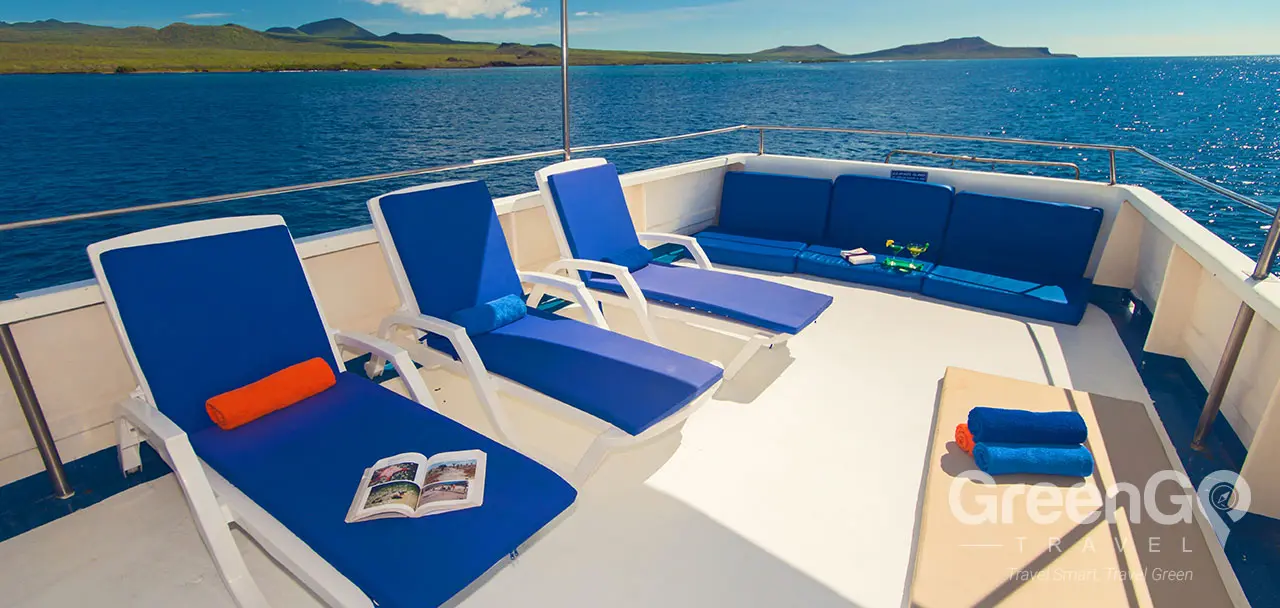 Danubio Azul Galapagos Yacht - Solarium 2