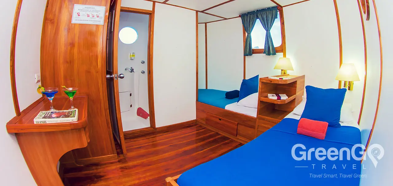 Danubio Azul Galapagos Yacht - Twin Cabin