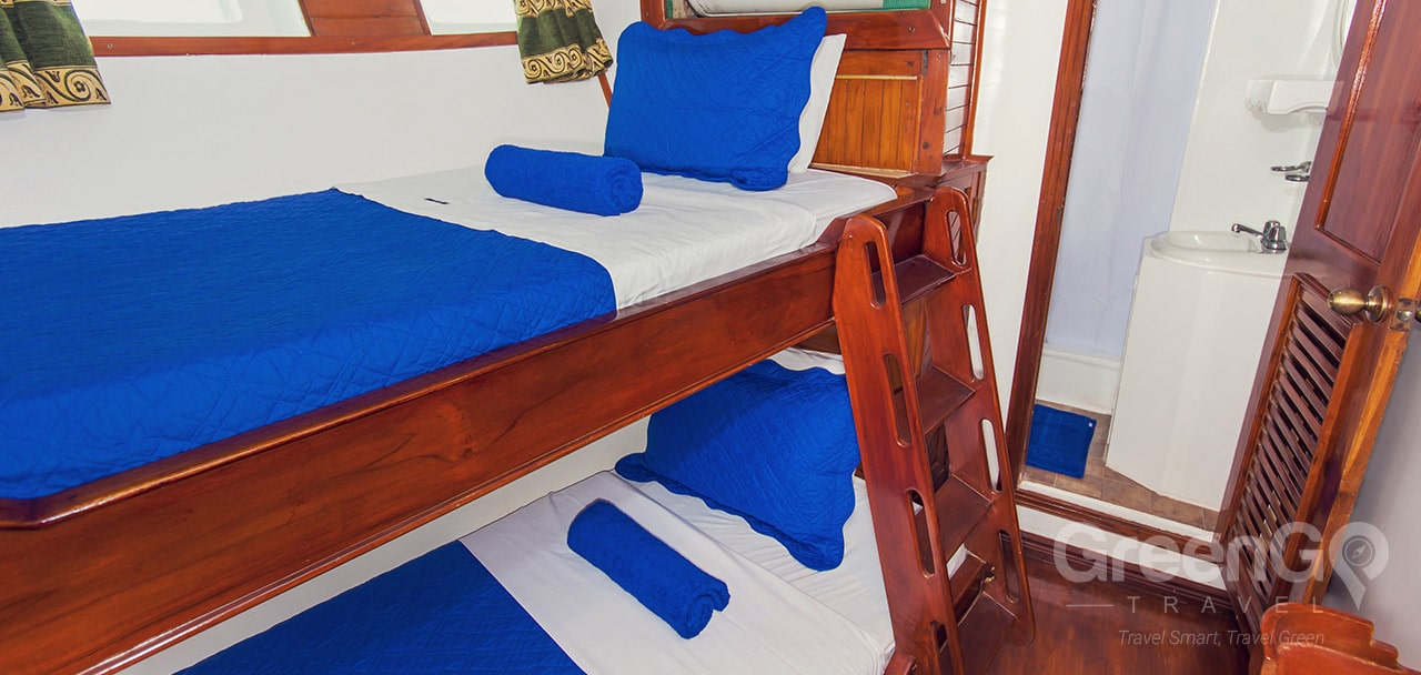 Estrella del Mar Galapagos Yacht - Lower Deck Cabin