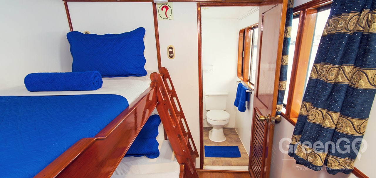 Estrella del Mar Galapagos Yacht - Upper Deck Cabin