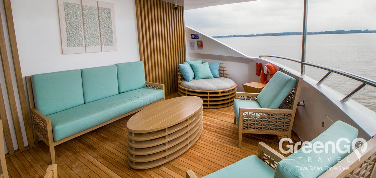 Endemic Galapagos Catamaran - Exterior Living Room